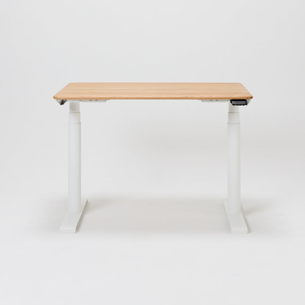 プレディデスク-オーク/ホワイト