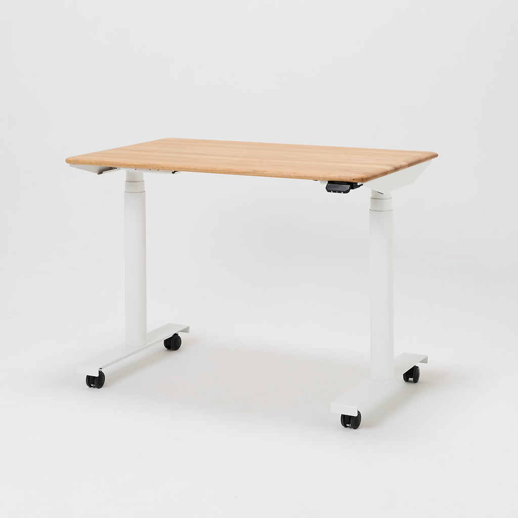 プレディデスク-オーク/ホワイト