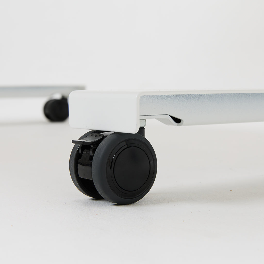 プレディデスク-オーク/ホワイト