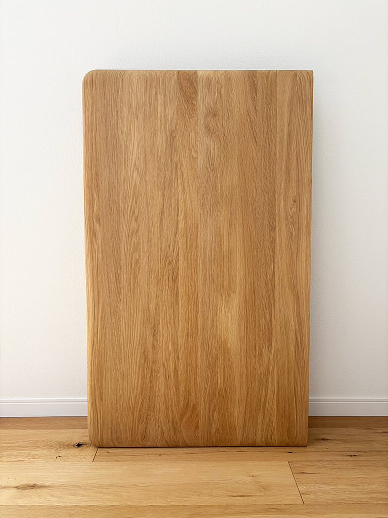 【アウトレット品 #606205】プレディデスク-オーク/ホワイト（100cm×60cm×2cm/引き出し・フック付き）